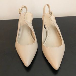 Calvin Klein nude heels